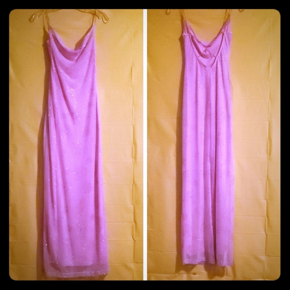 Long Sleeveless  evening gown